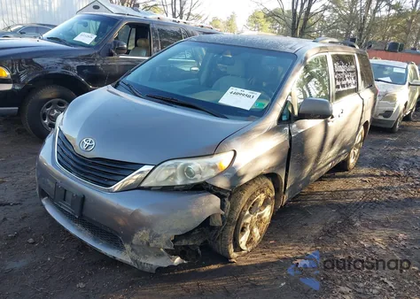 2012 Toyota Sienna Le V6 8 Passenger from USA, damaged, VIN 5TDKK3DC2CS189504